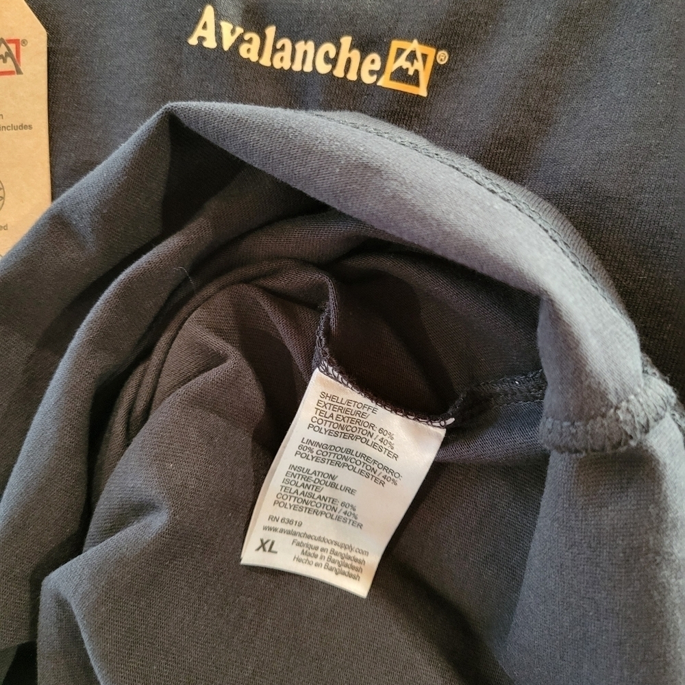 Avalanche Men's Black Long Sleeve Shirt - Picture 6 of 11